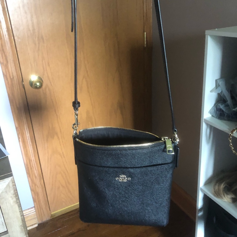 Coach black satchel
